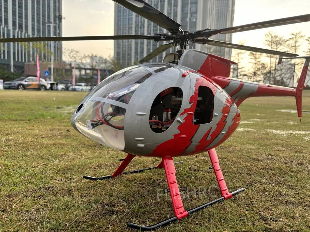 FLISHRC Roban MD-500E G-Jive 6CH GPS Helicopter Scale 6 L7 Flight Control RTF Plastic Material for Boys