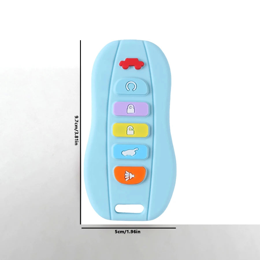 2025Children's Silicone Remote Control Handle Teether Baby Oral Sex Pacifier Remote Control Teether Anti-bite Anti-feeding Toys