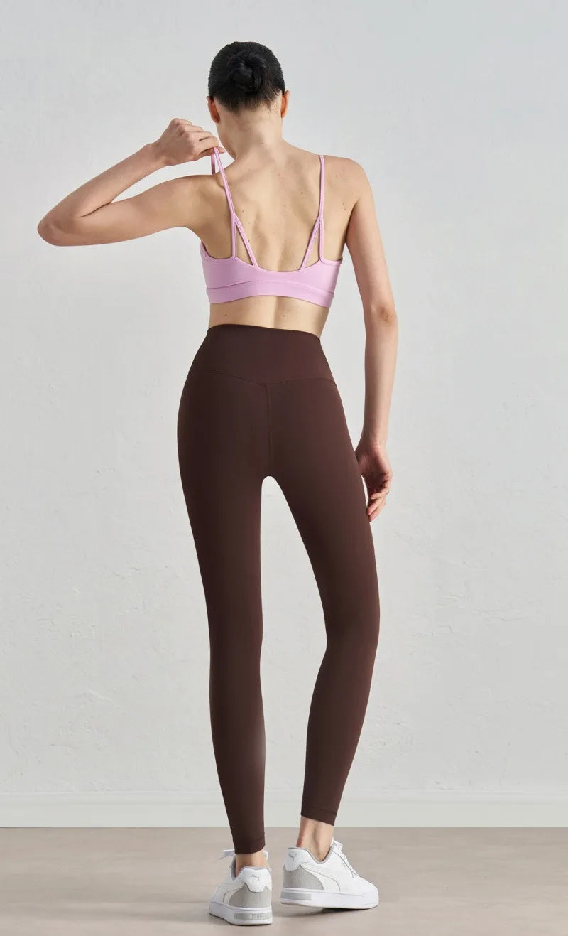 Spring Women Yoga Leggings High Waist Tummy Control Butt Lift Gym Pants Seamless Stretch Workout Running Fitness Activewear
