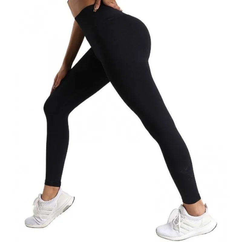 Women Seamless Yoga Leggings High Waist Butt Lift Workout Pants Quick Dry Fitness Running Cycling Gym Activewear Tights