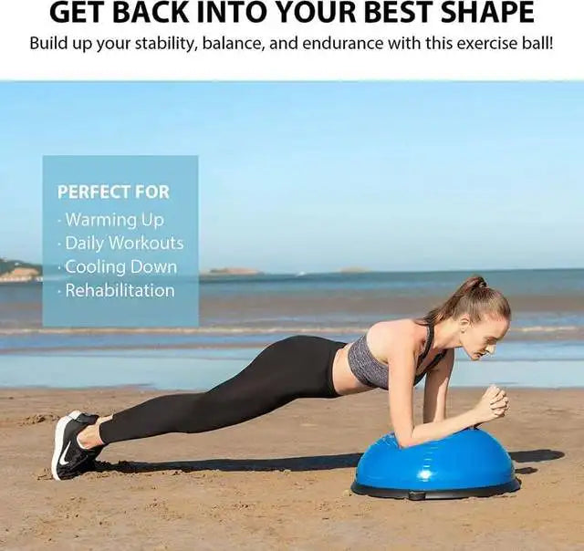 hit yoga wave speed ball,special fitness ball,balance hemisphere,fitness ball,home yoga fitness equipment,blue