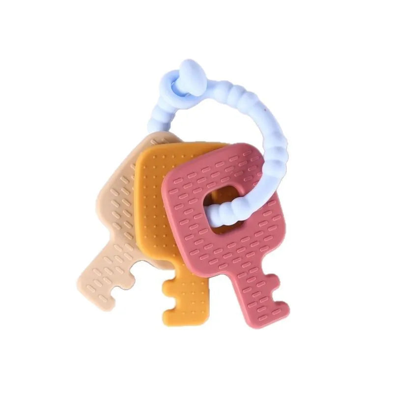 Silicone Teether Montessori Ideas for Boys and Girls Holiday Gift for Children 6-12 Months