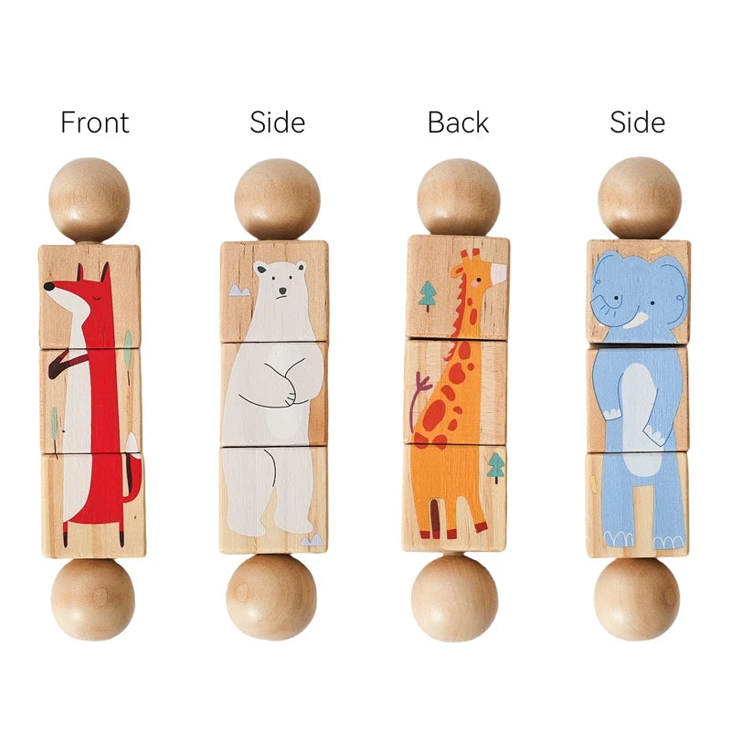 BPA-free Baby Toys Wooden Rattles Silicone Ring Rattles and Mobiles Babies 0–12 Months Sensory Toys Wooden Teether Baby Gifts