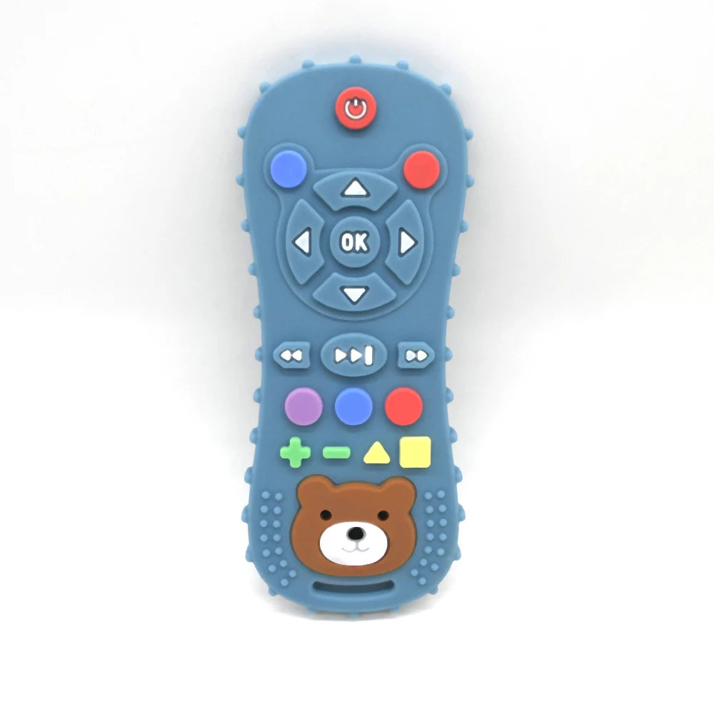 2025Children's Silicone Remote Control Handle Teether Baby Oral Sex Pacifier Remote Control Teether Anti-bite Anti-feeding Toys