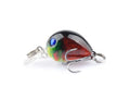 New Fishing Carp Wobbler CrankBait BKK Single Hook Rock Luya Laser Fake Lure Little Fat Man Floating Water 3.3CM/2G