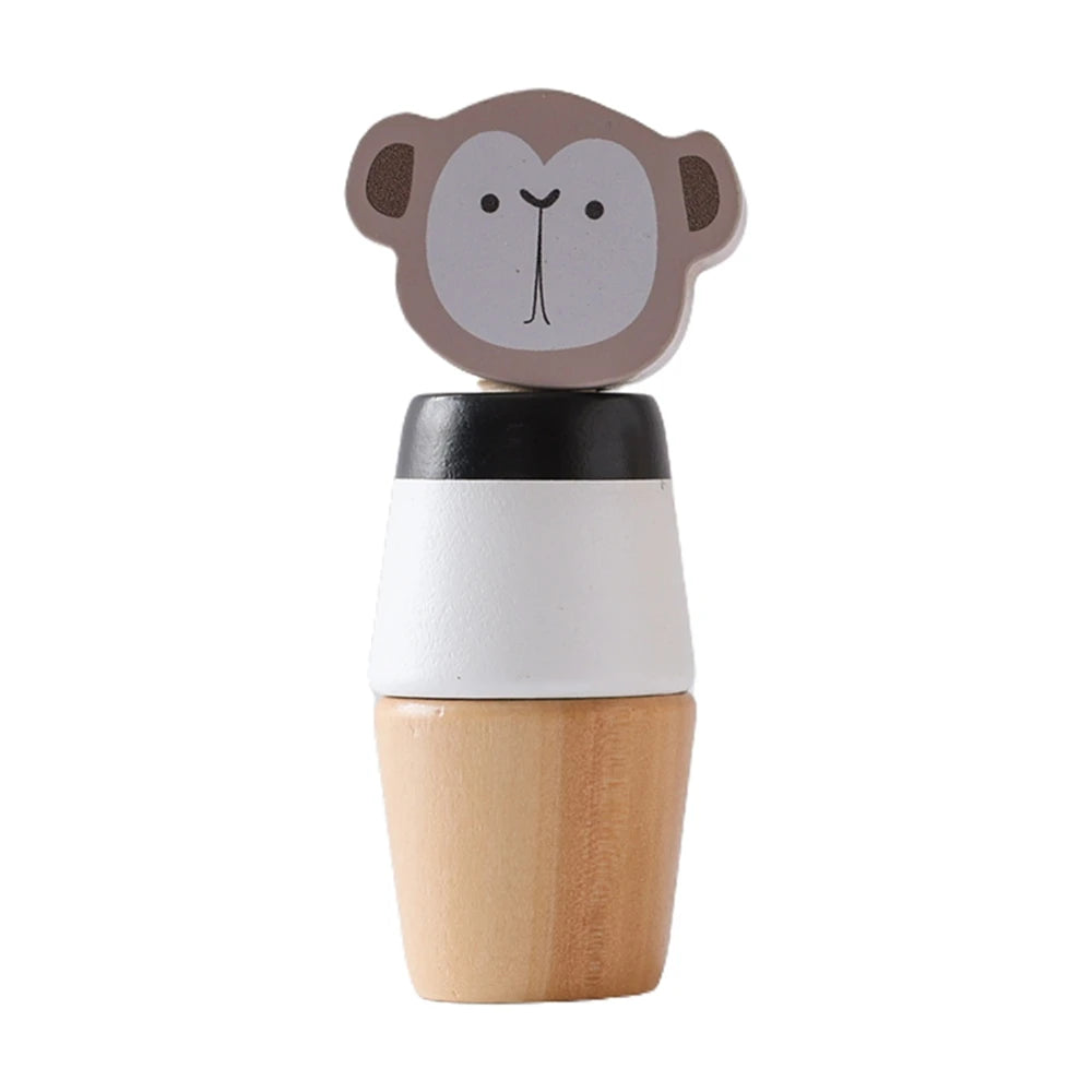 BPA-free Baby Toys Wooden Rattles Silicone Ring Rattles and Mobiles Babies 0–12 Months Sensory Toys Wooden Teether Baby Gifts