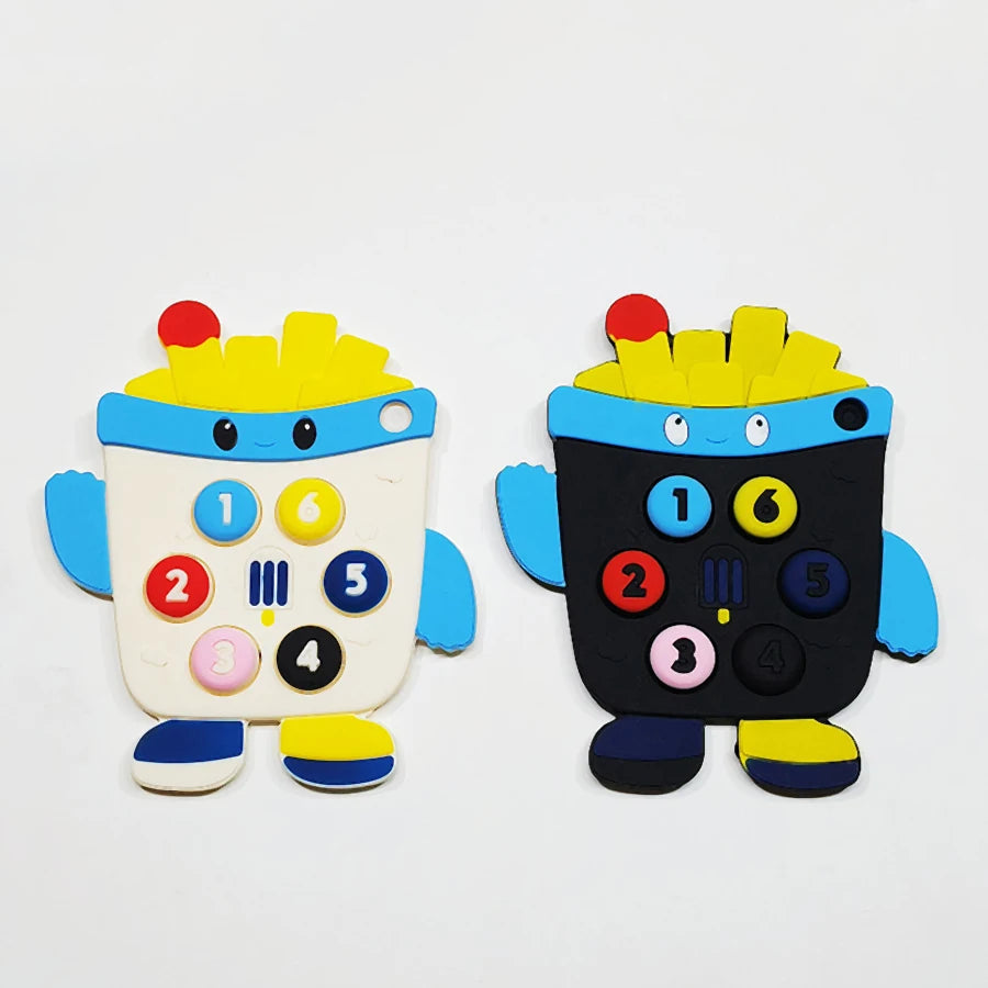2025Children's Silicone Remote Control Handle Teether Baby Oral Sex Pacifier Remote Control Teether Anti-bite Anti-feeding Toys