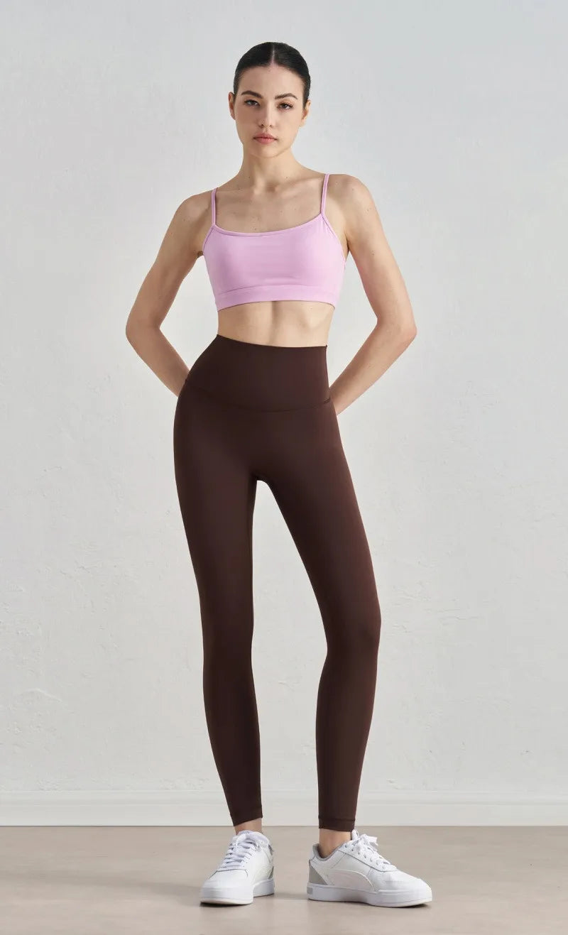 Spring Women Yoga Leggings High Waist Tummy Control Butt Lift Gym Pants Seamless Stretch Workout Running Fitness Activewear