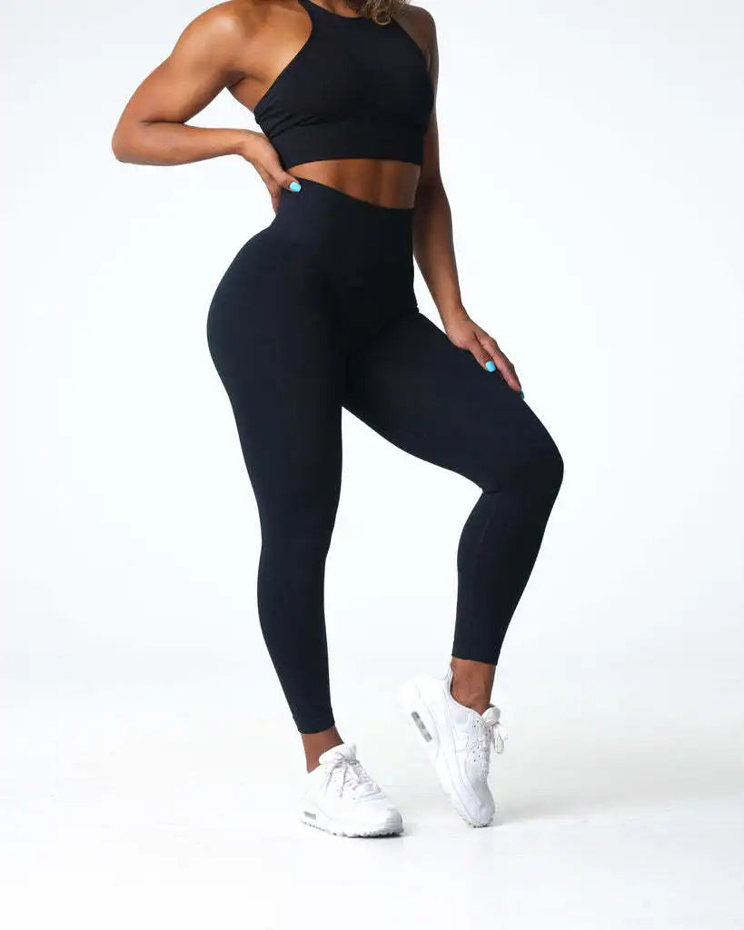 High Waist Athletic Exercise Fitness Leggings Women Pants Gym Yoga Seamless Sports Clothes Stretchy Workout Yoga Pants Fitness