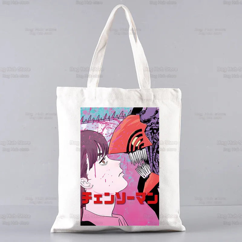 Foldable Shoulder Bag Tote Eco Shopping Canvas Tote Bag HandBag