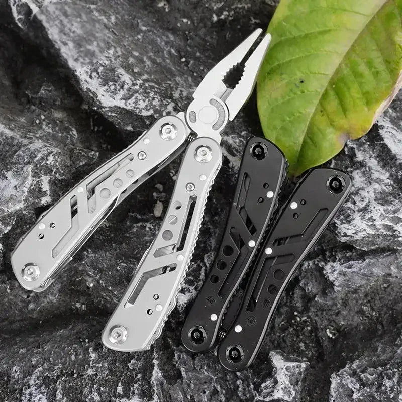 24-in-1 Stainless Steel Multitool Pliers Knife - Portable Folding Multi-Tool for Camping Survival Hunting Gifts for Men/Dad
