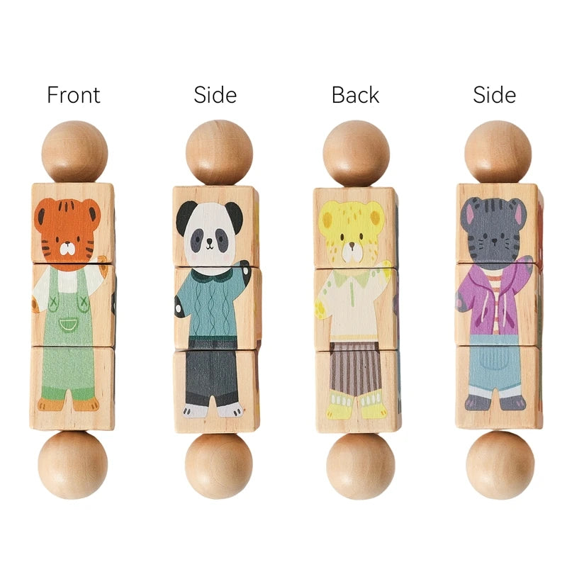 BPA-free Baby Toys Wooden Rattles Silicone Ring Rattles and Mobiles Babies 0–12 Months Sensory Toys Wooden Teether Baby Gifts