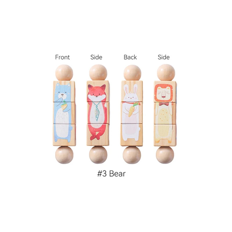 BPA-free Baby Toys Wooden Rattles Silicone Ring Rattles and Mobiles Babies 0–12 Months Sensory Toys Wooden Teether Baby Gifts