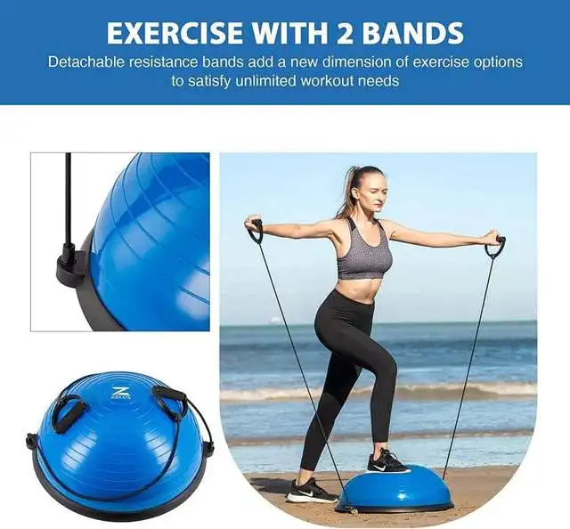 hit yoga wave speed ball,special fitness ball,balance hemisphere,fitness ball,home yoga fitness equipment,blue