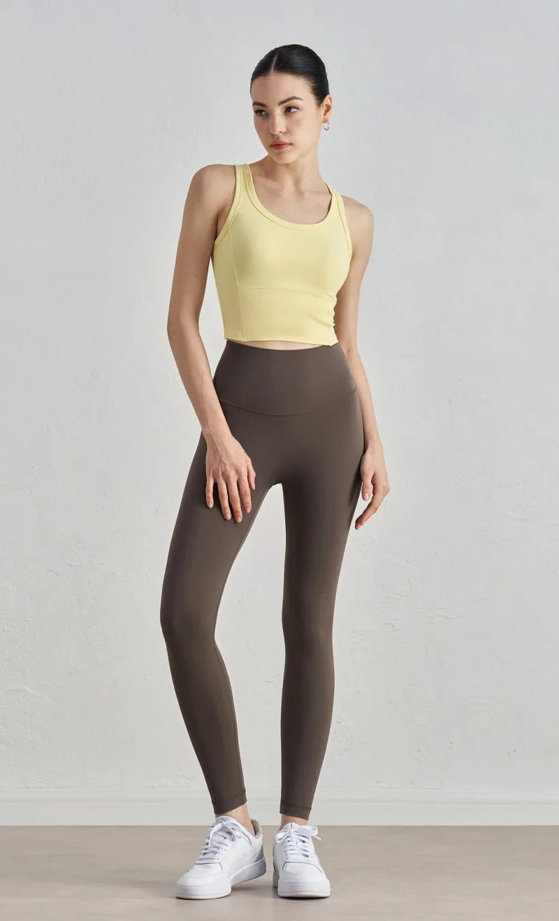 Spring Women Yoga Leggings High Waist Tummy Control Butt Lift Gym Pants Seamless Stretch Workout Running Fitness Activewear