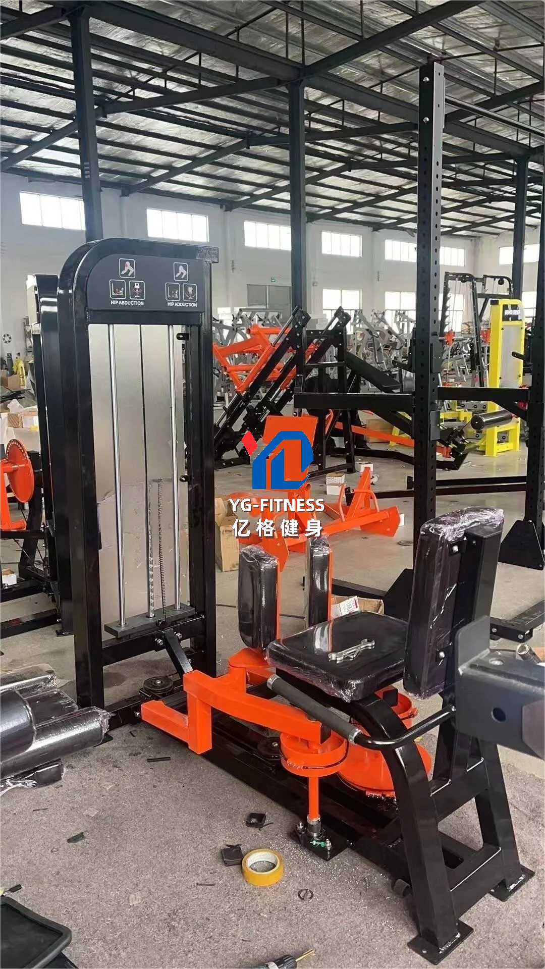 FITNESS Hip Abductor / Adductor Comprehensive Workout Strength Training Inner Outer Thigh Trainer Sculpting Legs