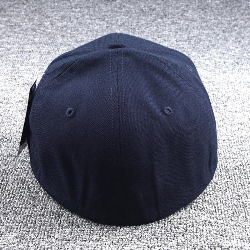 Fitted Full Stretch Closed Letter L Cap Hat Lawliet Flexible Bill New Trucker Men Flex Dad Hip Hop Baseball Sun Visor Era